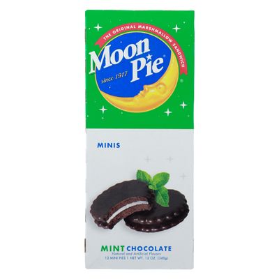 Mint Chocolate Moon Pie Minis