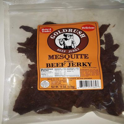 Gold Rush Mesquite Beef Jerky 15 oz.