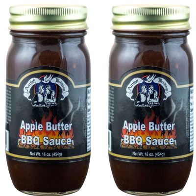 Amish Wedding Apple Butter BBQ Sauce 15 Ounces (Pack of 2)