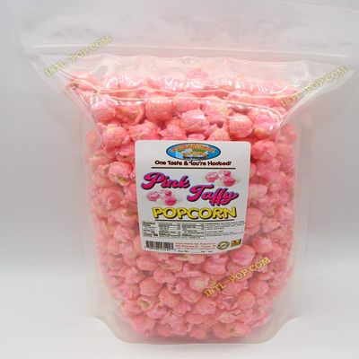 Baby Pink Popped Popcorn  1.4 LB Bag  Made with Organic Popcorn  Strawberry Taffy Flavor  Non-GMO  Gluten Free  Nut Free  Great for Birthday Party or Gender Reveal