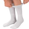 Creswell 12 Pairs Diabetic Crew Socks Made in USA (White, 13-15) view 3