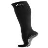 LA ACTIVE Graduated Compression Socks with Non-Slip Grips for Safety - 20-30mmHg for Women & Men - Perfect for Travel, Recovery, Medical and Maternity Support (Black, Large)