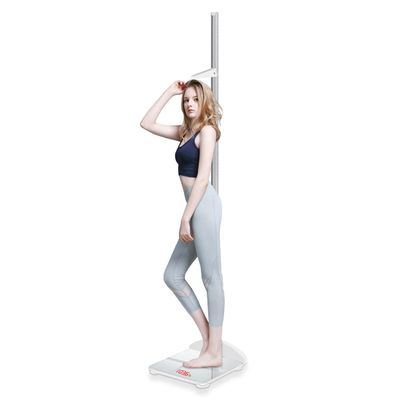 2-in-1 Height and Weight Scale for Children | Height Measurement Medical Portable Stadiometer Height Rod | 8-79 inch & 0-220 lbs | Family Friendly Digital Growth Tracker