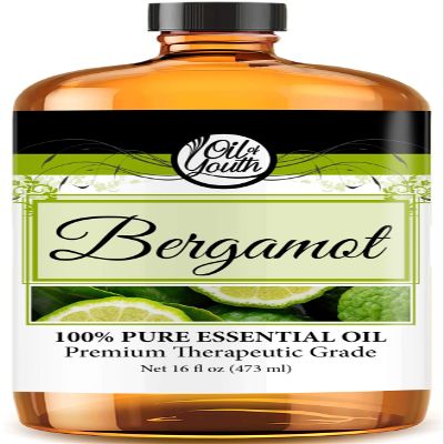 Oil of Youth Essential Oils 16oz - Bergamot Essential Oil - 16 Fluid Ounces