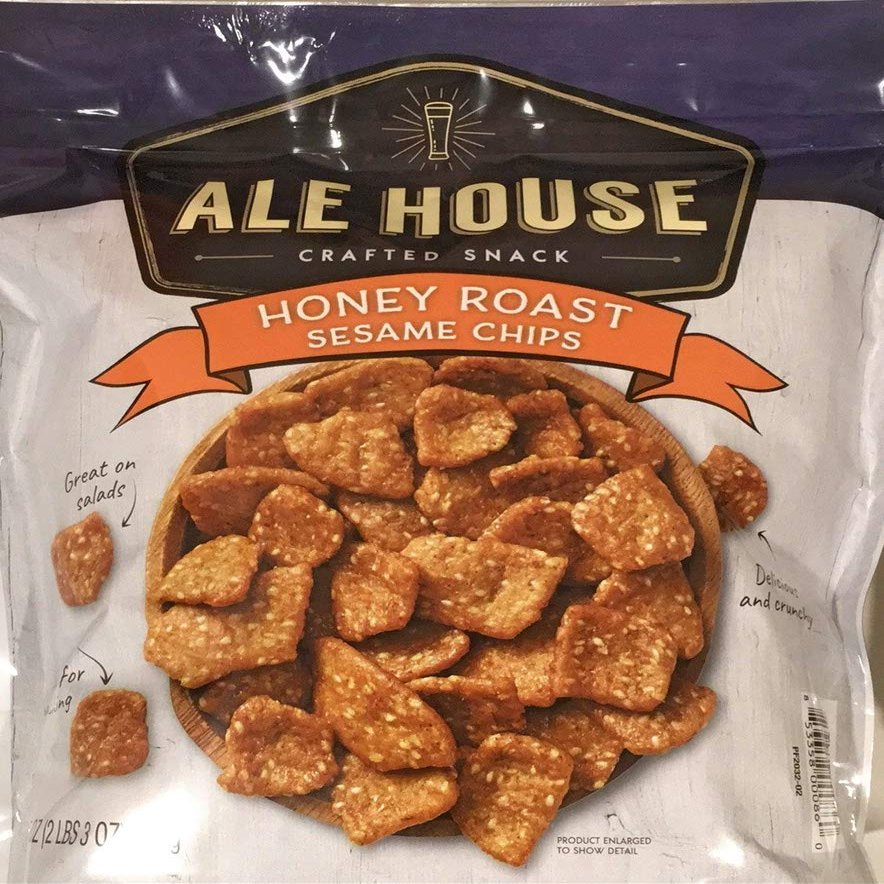 Ale House Honey Roast Sesame Chips World Famous Crafted Snack 35 oz (2lbs 5oz)