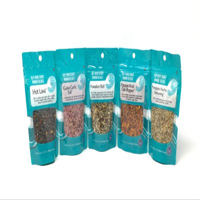 Salty Wahine Gourmet Hawaiian Sea Salts (Popular Sellers, Five Piece Set)