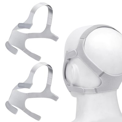 2Packs CPAP Headgear, 2Pack Replacement Headgear, Standard Mask Straps, Snugly Fit and Reduce Air Leaks, Frame and Clip Not Included, Great-Value Supplies by Medihealer.