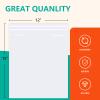 iMailer - 100 Pcs - 12" x 15" Large Cellophane Bags - Resealable Self Sealing Clear Cello Poly Bags for Prints, Photos, Documents, Clothing, T-Shirt view 2