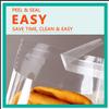 iMailer - 100 Pcs - 8" x 10" Clear Plastic Cellophane Bags - Resealable Self Sealing Cello Bags for Artwork Cards & Envelopes, Photo, Prints, Candies view 3