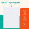 iMailer - 1000 Pcs - 10" x 13" Clear Plastic Cellophane Bags - Resealable Self Sealing Cello Poly Bags for Prints, Photos, Documents, Clothing, T-Shirt view 2
