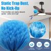 COCONUT Cobweb Duster with Pole,4-feet Ceiling Fan Duster Medium Stiff Bristles for Indoor Outdoor Garage view 2