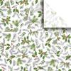 JILLSON & ROBERTS Printed Christmas 20" x 30" Gift Tissue Gift Wrapping Supplies, Glistening Pine, 4 Folded Sheets view 1