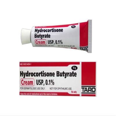 Taro Pharma HYDROCORTISONE BUTYRATE (AB1) 0.1 % CREAM (Tube, 45 Gram)