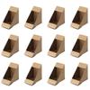 DUOER 50pcs Sandwiches Storage Box Cakes Wrapping Box Kraft Paper Packing Box view 3