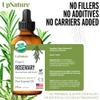 UpNature Organic Rosemary Oil - 100% Pure Rosemary for Hair, Scalp, Skin, 2oz view 3
