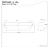 Kingston Brass GDR814487 Silver Sage 48-Inch X 1-1/4-Inch OD ADA Grab Bar, Brushed Brass view 2
