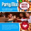 BEER NUTS Party Mix, Original Sweet & Salty Roasted Gourmet Peanuts, Plain Yogurt Covered Raisins, M&M's Milk Chocolate Candies - Kosher, Gluten Free, Family Size Resealable Packaged Snack (42oz, Party Mix) view 3