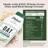 Elmhurst 1925 Unsweetened Oat Creamer - 16 Ounce (Pack of 6) Dairy-Free, Vegan, Kosher, No Sugar, Shelf Stable Creamer Made with Whole Grain Oats for Healthier, Simpler Plant Based Alternatives view 2