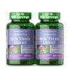 Puritan's Pride Milk Thistle Silymarin 4:1 Concentration Extract 200mg (1000 Mg Equivalent) Dietary Supplement for Liver Support, 6 Month Supply, 180 Count 2-Pack view 1