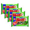 Kameda Seika Kakinotane Rice Cracker with Peanuts Wasabi Flavor 182g 6.4oz x 4 packs set view 1