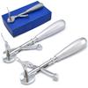 AAProTools Pair of Heavy Duty Finger Ring Cutter with Sand Blasting Handle Polished Paramedic EMS First AID view 1
