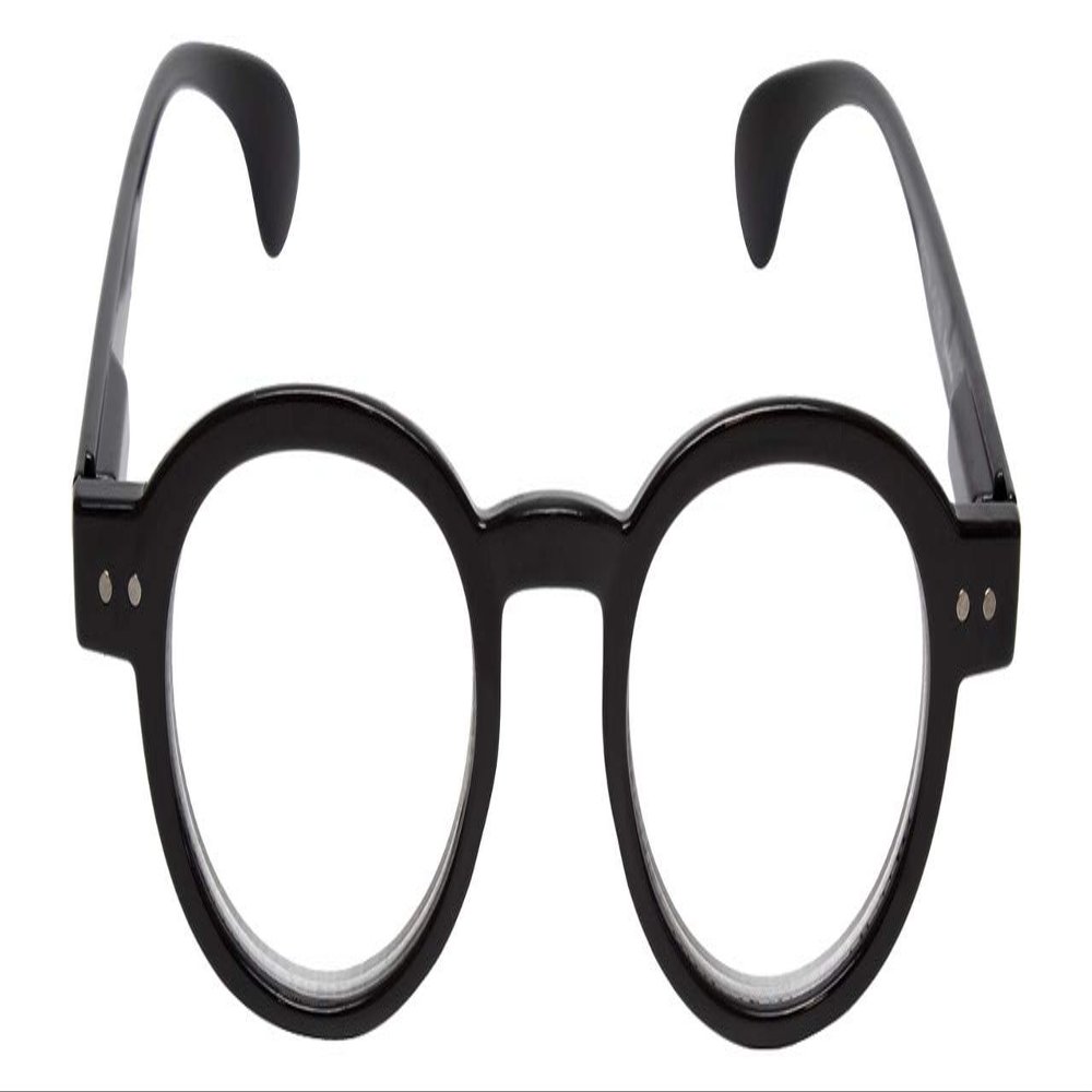 Calabria R217 Oval Reading Glasses +2.00 Black Women Chic Trendy Single Power Readers Stylish Classic Spring Hinged Eyeglass