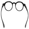 Calabria R217 Oval Reading Glasses +2.00 Black Women Chic Trendy Single Power Readers Stylish Classic Spring Hinged Eyeglass view 4