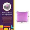 Special Supplies Vibrating Pillow Sensory Pressure Activated for Kids and Adults, 12 Plush Minky Soft Cover, Textured Therapy Stimulation Bumps-Vibrations, Music & Voice Recording (Purple) view 2