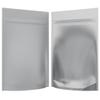 Mylar Style Barrier Bags  Zipper w/Heat Seal  100 Bags (Matte White/Clear, 1 Ounce - 6?x9.25?x2.33?) view 1