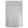 Mylar Style Barrier Bags  Zipper w/Heat Seal  100 Bags (Matte White/Clear, 1 Ounce - 6?x9.25?x2.33?) view 4