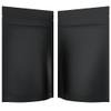 Mylar Style Barrier Bags  Zipper w/Heat Seal  1000 Bags (Matte Black/Matte Black, 1/4 Ounce - 4?x6.5?x1.78?) view 1