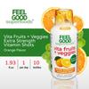 FeelGood Superfoods Vita Fruits and Veggies Immune Support Shot Supplements, Orange Flavor, Pack of 10 Immunity Shots, Immune System Booster Drink Made with 25 Organic Fruit & Vegetables view 3