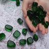 5pc Gaia Stone Green Obsidian Medium Tumbled & Polished Healing Crystal Gemstone Specimens from Washington, USA C view 3
