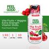 FeelGood Superfoods Vita Fruits and Veggies Immune Support Shot Supplements, Fruit Punch Flavor, Pack of 10 Immunity Shots, Immune System Booster Drink Made with 25 Organic Fruit & Vegetables view 3