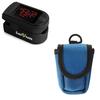 Zacurate Pro Series 500DL Fingertip Pulse Oximeter and Oximeter Carrying Case Bundle view 1