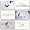 2020 Upgraded Spin Scrubber, Bathroom Shower Electric Scrubber with 3 Replaceable Cleaning Brush Head & Adjustable Extension Handle for Home view 3
