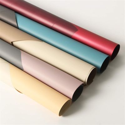 DUOER 20pcs Florist Flower Wrapping Paper Decoration Double Colors Gift Packing Plastic Film Waterproof Cellophane (Color : N7)