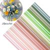 DUOER 20pcs Cellophane Waterproof Macaron Colored Cellophane Flowers Wrapping Paper Bouquet Wrapping Paper Material Wrapping Flower (Color : 5) view 3