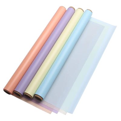 10M/roll Plain Color Flower Wrapping Paper Translucent Waterproof Matte Paper Gift Florist Wedding Rose Flower Wrapping Paper DUOER (Color : 19)