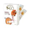 T-GO Energy Tea Herbal Tea Sticks Natural Apple Teas Fruit Blend Healthy Decaf Tea 15 Convenient Tea Sticks view 1