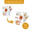 T-GO Energy Tea Herbal Tea Sticks Natural Apple Teas Fruit Blend Healthy Decaf Tea 15 Convenient Tea Sticks view 4