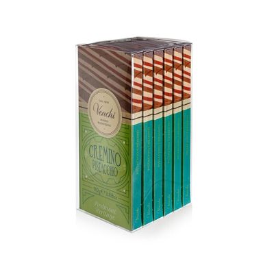 Venchi - Bundle of 6 Cremino Pistachio Chocolate Bars, 23.28oz - Creamy, Layered Chocolates with Pistachio Paste - Gluten Free - Family Pack