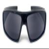 The Unisex Wrap Around Terminator Sun Reader Reading Sunglasses for Men and Women +2.50 Black view 2