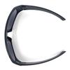 The Unisex Wrap Around Terminator Sun Reader Reading Sunglasses for Men and Women +2.50 Black view 4