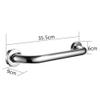 Bath Safety Handicap Bathroom Grab Bar, Stainless Steel Towel Grab Rail for Showers, Bathtubs, WC, Balance Assist Bar for Elderly, Disabled, Kids, Peened (35.5cm/14inch) view 4