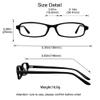 Blue Light Blocking Glasses, Anti Eyestrain, TV Glasses for Women Men, Anti UV, Anti Glare view 4