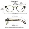 Blue Light Blocking Glasses, Anti Eyestrain, TV Glasses for Women Men, Anti UV, Anti Glare view 4