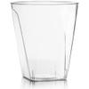 DecorLine Elegant Clear Square Cups - 2 oz (Pack of 20) - Premium Disposable Drinkware - Perfect for Parties and Celebrations view 2