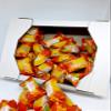Candied Glazed Dried Apricots With Walnut in Dark Chocolate 4.4 LB / 2 kg view 2