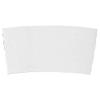 12-24 oz White Traditional Corrugated Disposable Coffee Cup Sleeve For Heat Insulation From Hot Beverages (White, 50) view 1